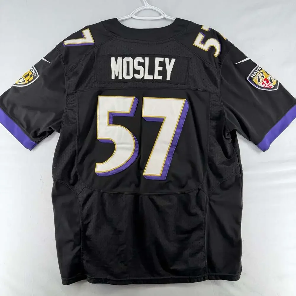 1232 Large Nike NFL Baltimore Ravens C.J. Mosley #57 Game Jersey